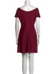 Hervé by Hervé Léger Scoop Neck Mini Dress