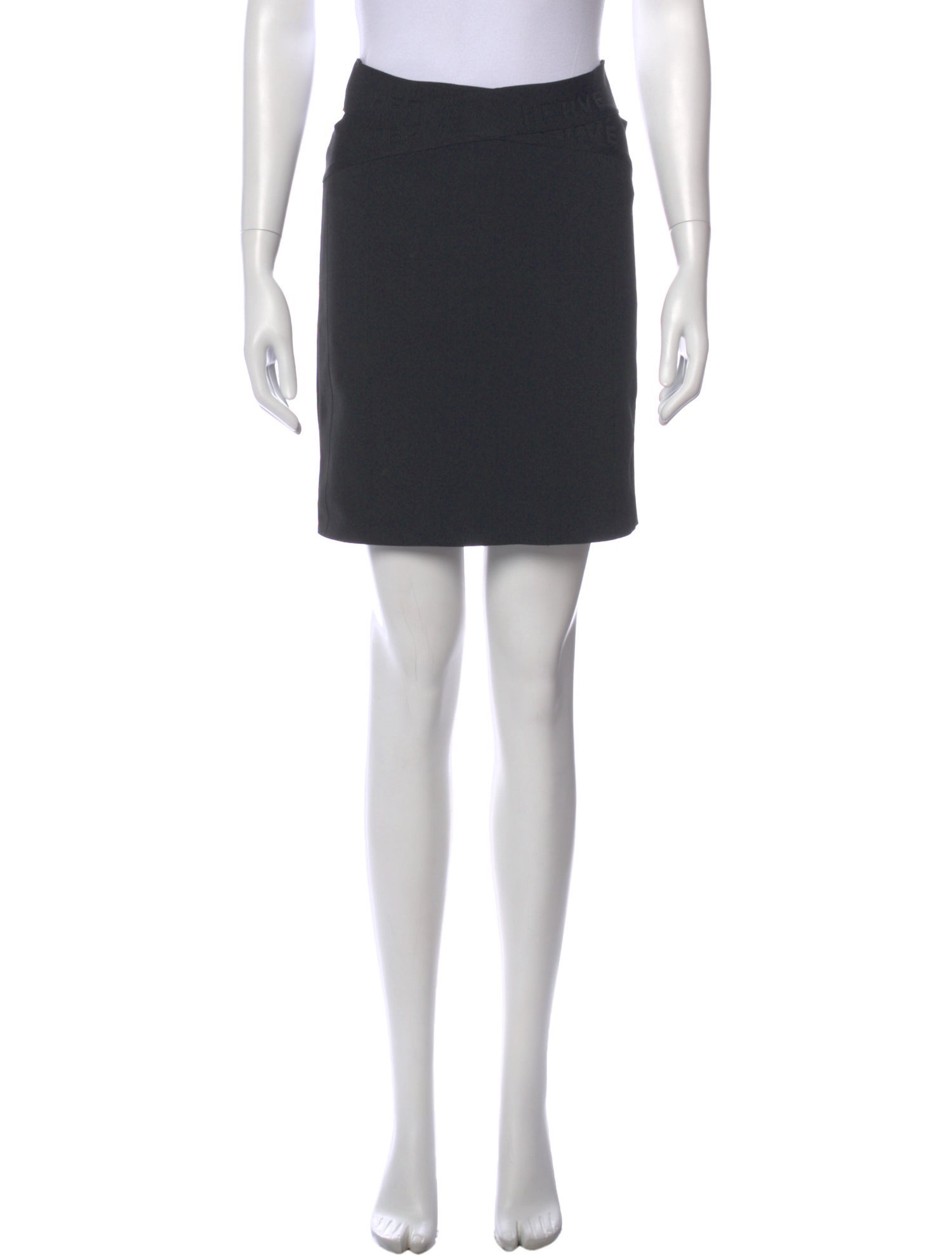 Hervé by Hervé Léger Cutout Accent Mini Skirt