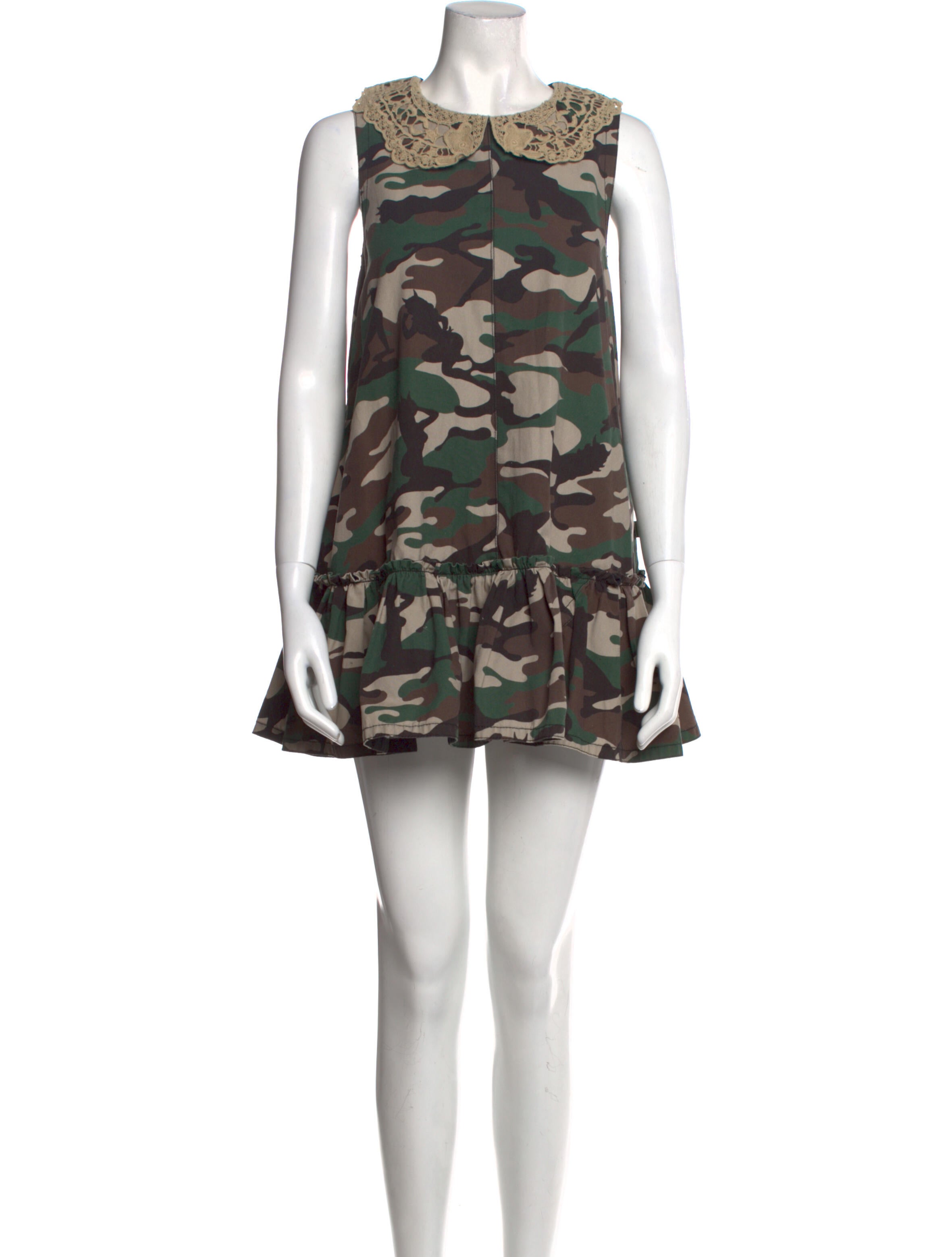heaven BY MARC JACOBS Floral Print Mini Dress - Green