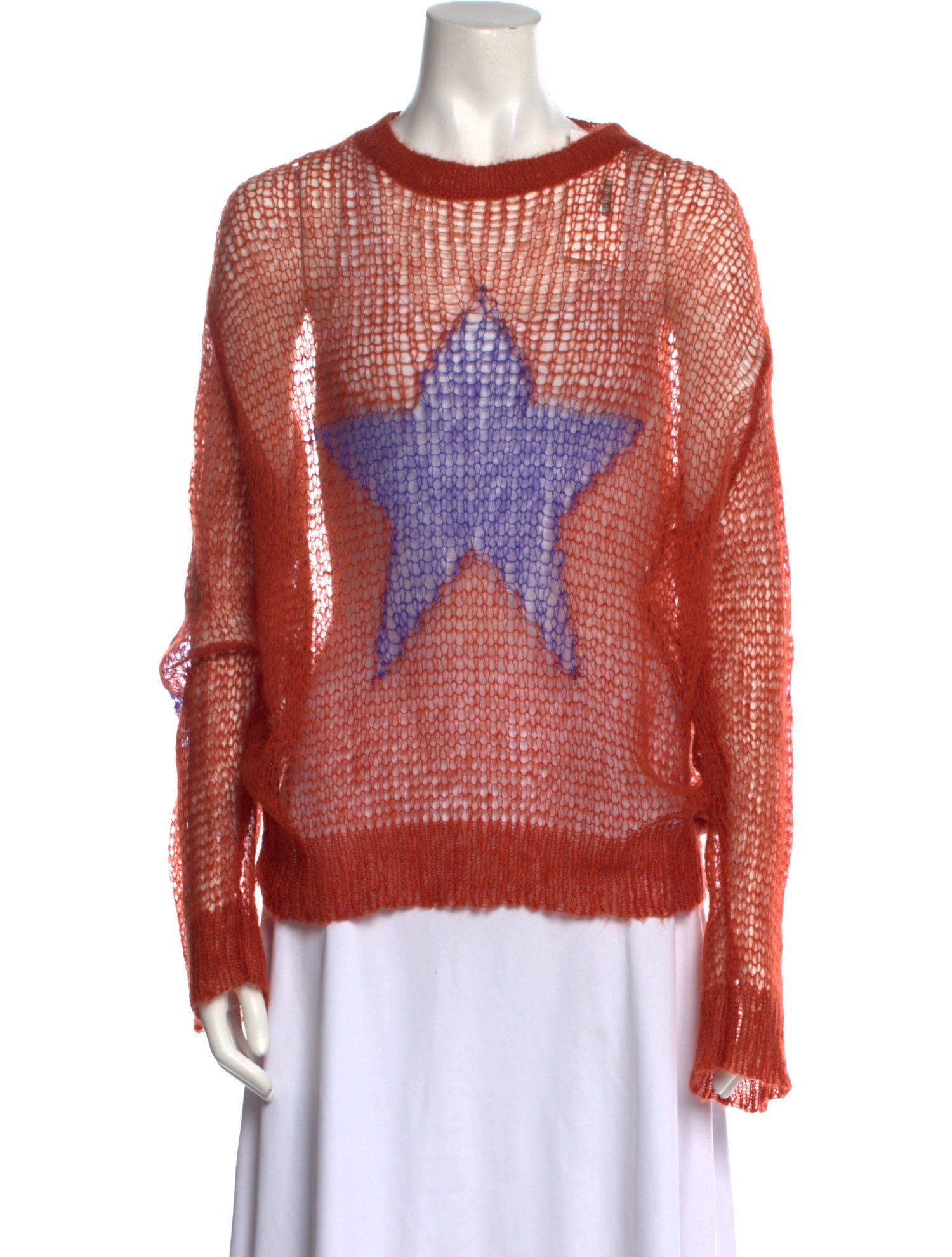 heaven BY MARC JACOBS Graphic Print Crew Neck Sweater