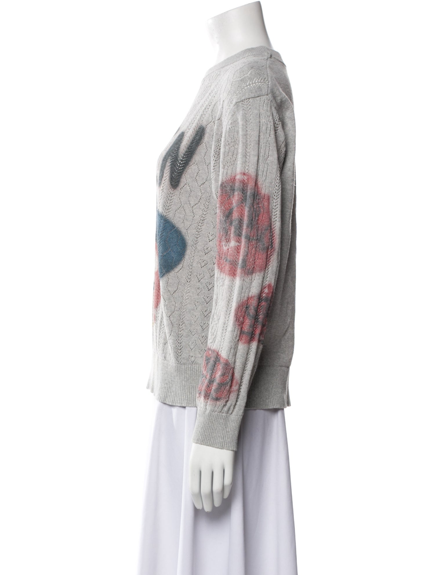 heaven BY MARC JACOBS Graphic Print Crew Neck Sweater