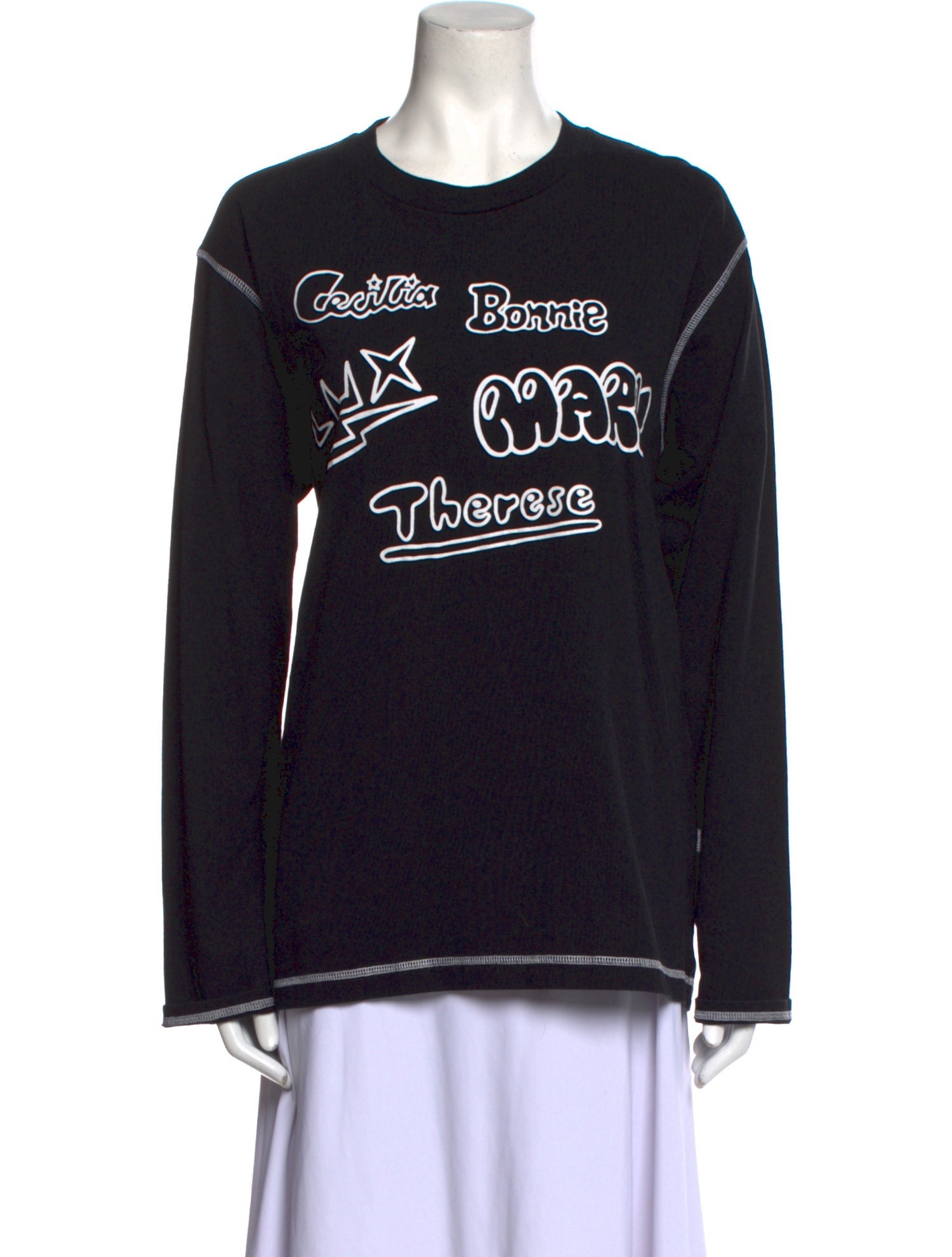 heaven BY MARC JACOBS Graphic Print Crew Neck Sweatshirt