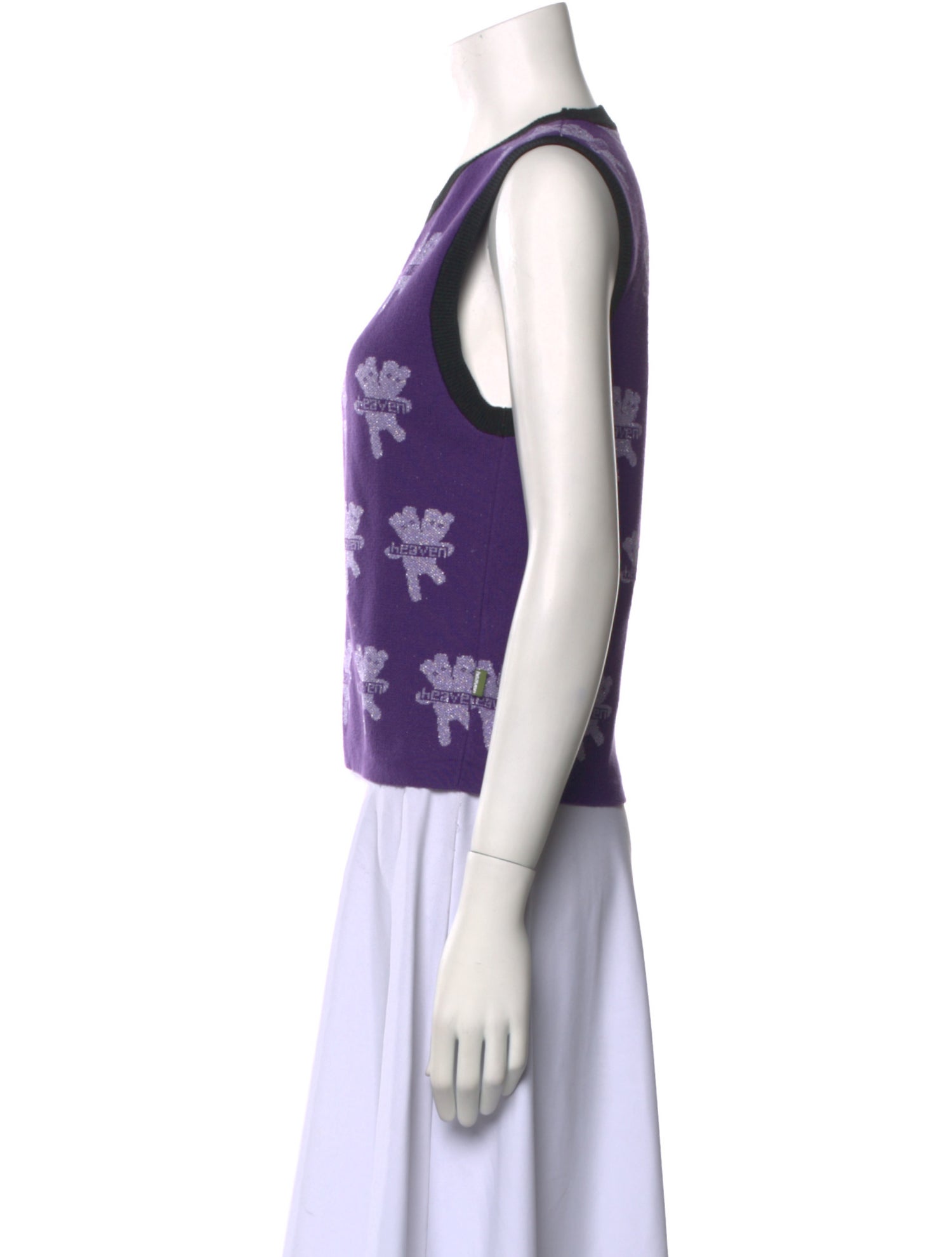 heaven BY MARC JACOBS Printed Crew Neck Top