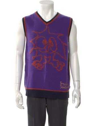 heaven BY MARC JACOBS 2021 Scribbly Friends Sweater Vest