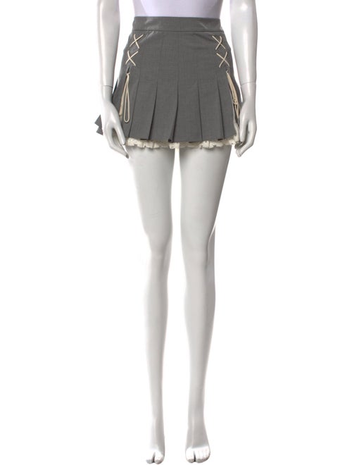 heaven BY MARC JACOBS Pleated Accents Mini Skirt