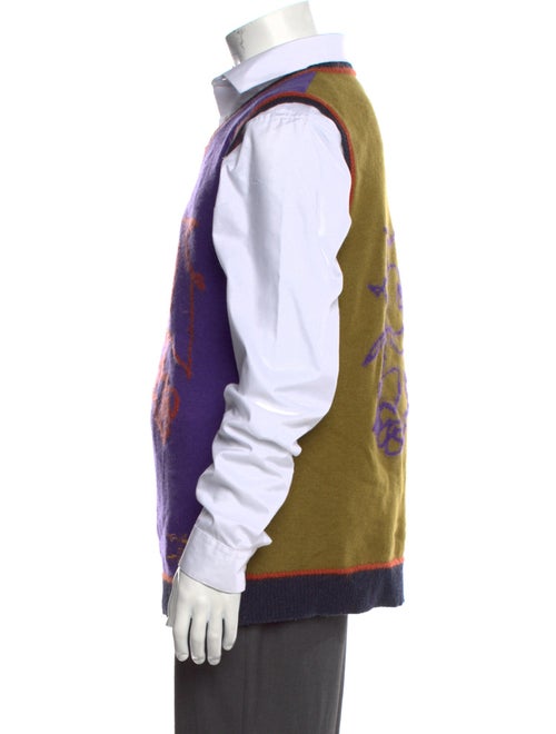 heaven BY MARC JACOBS Wool Graphic Print Sweater Vest