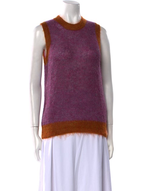 heaven BY MARC JACOBS Colorblock Pattern Crew Neck Sweater