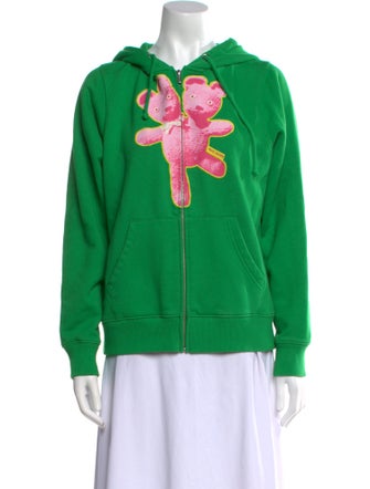 heaven BY MARC JACOBS Graphic Print V-Neck Sweatshirt