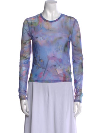 heaven BY MARC JACOBS Tie-Dye Print Crew Neck Sweatshirt
