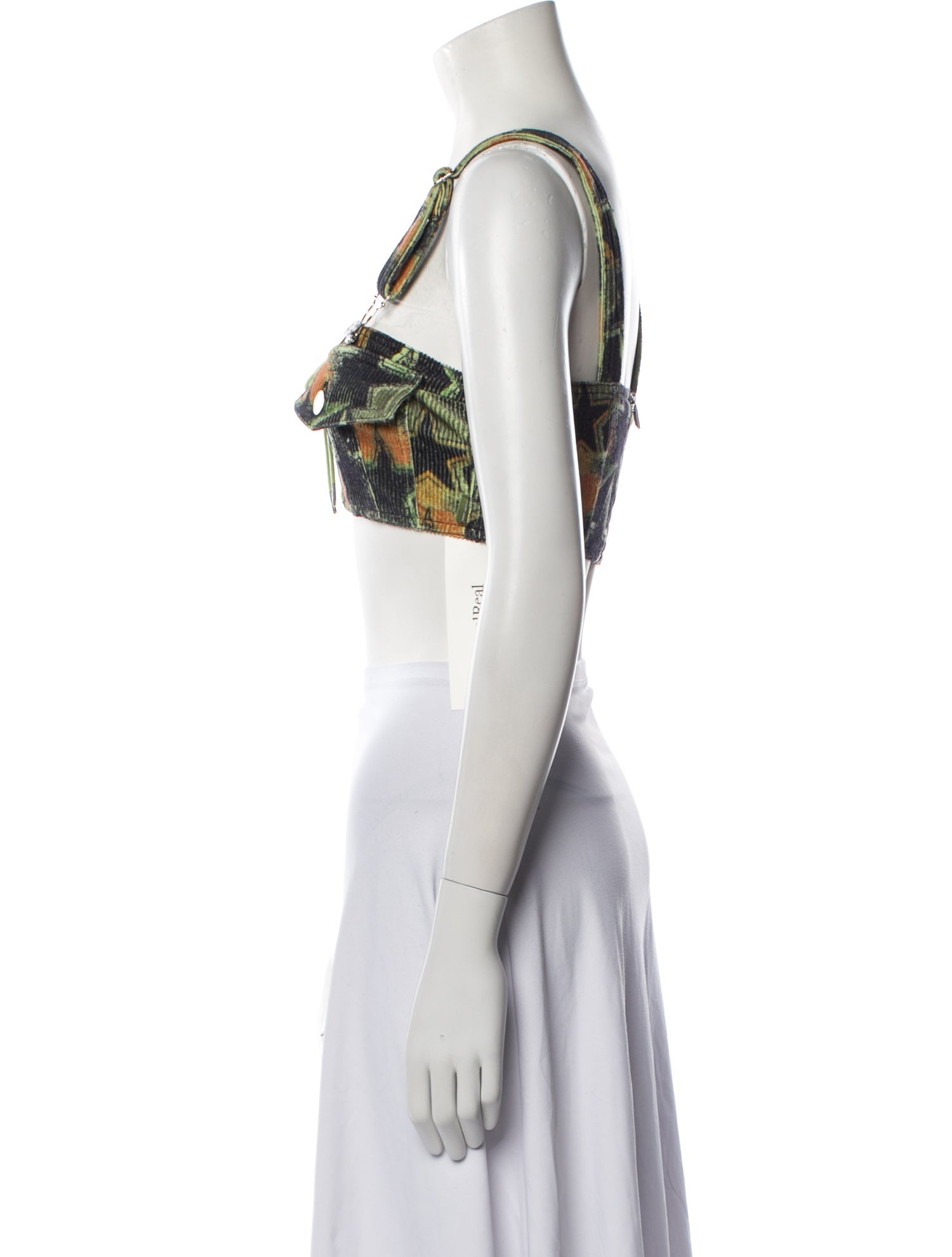 heaven BY MARC JACOBS Printed Square Neckline Crop Top