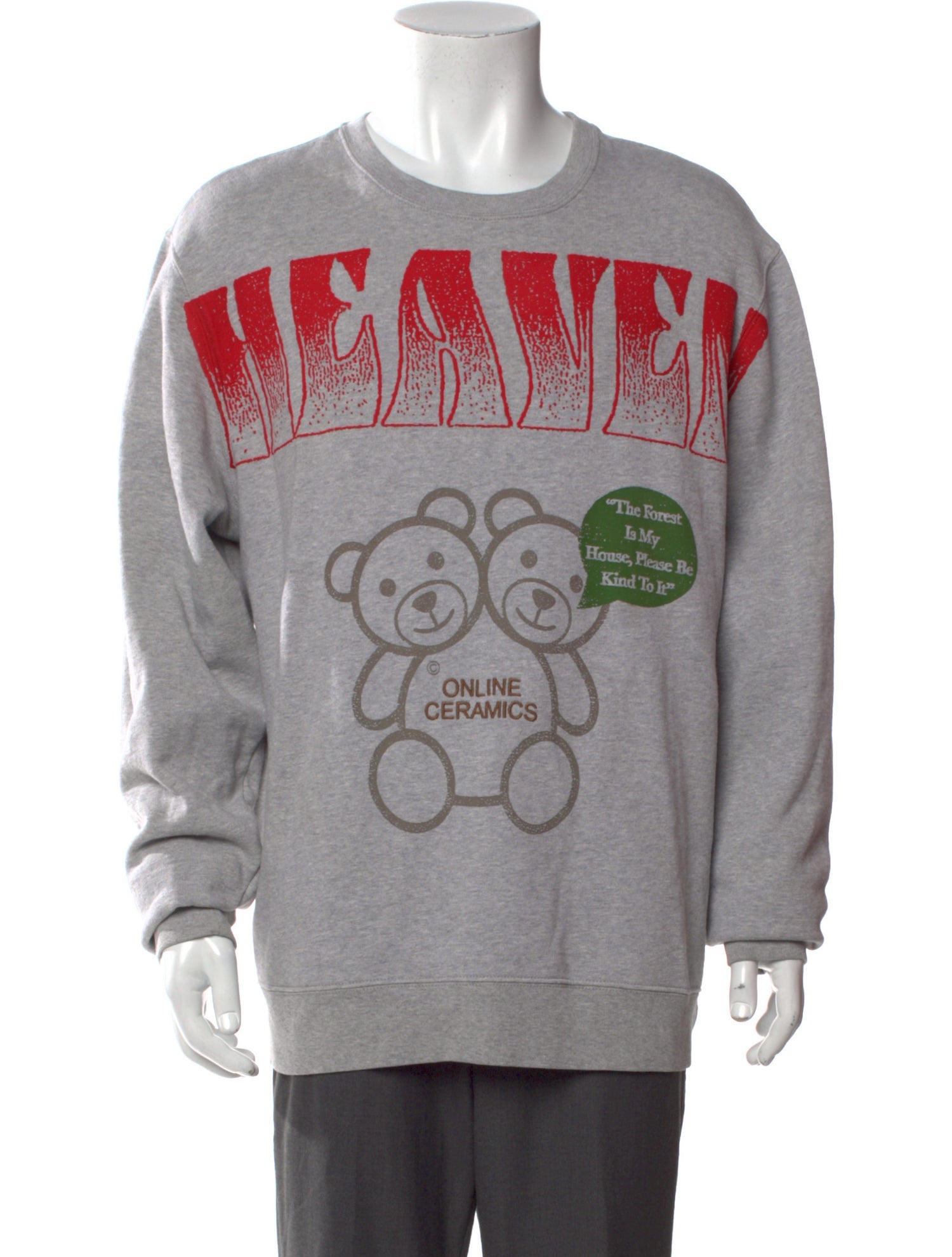 heaven BY MARC JACOBS Graphic Print Crew Neck Sweatshirt