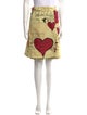 heaven BY MARC JACOBS Graphic Print Knee-Length Skirt