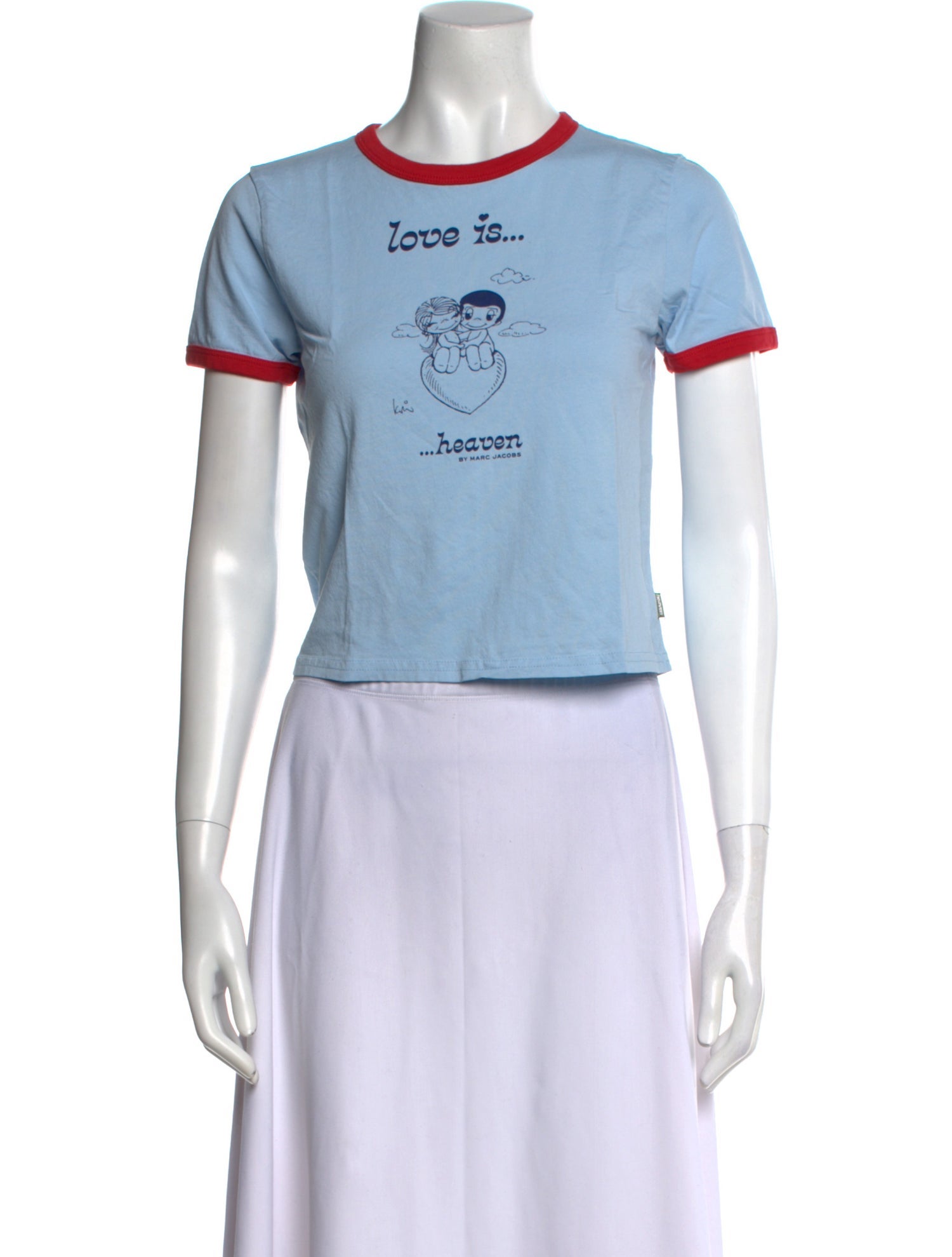 heaven BY MARC JACOBS Graphic Print Crew Neck T-Shirt