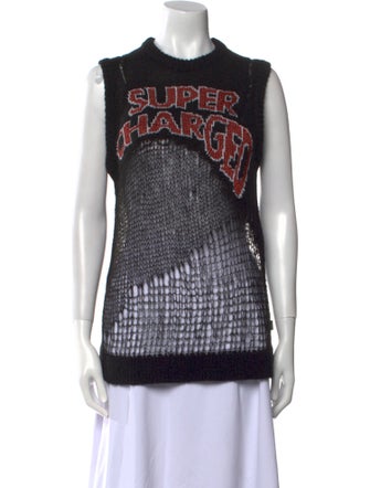 heaven BY MARC JACOBS Graphic Print Crew Neck Top