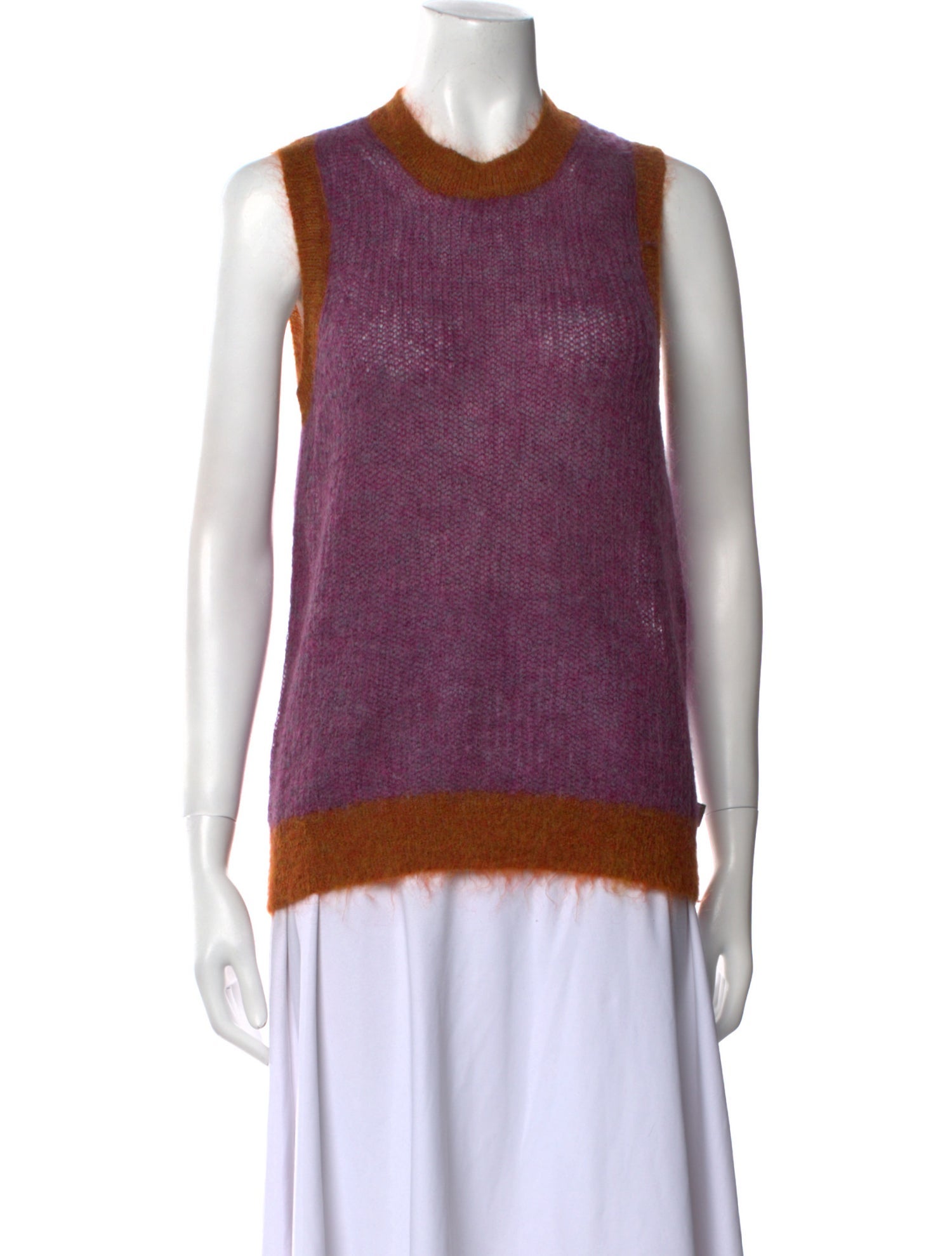 heaven BY MARC JACOBS Colorblock Pattern Crew Neck Sweater