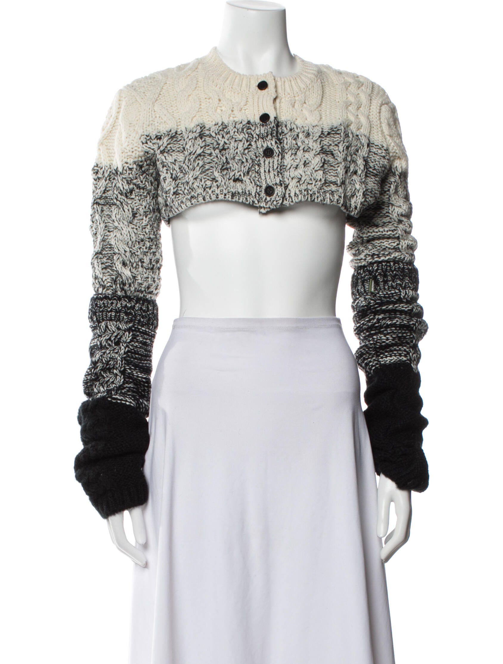 heaven BY MARC JACOBS Wool Colorblock Pattern Sweater