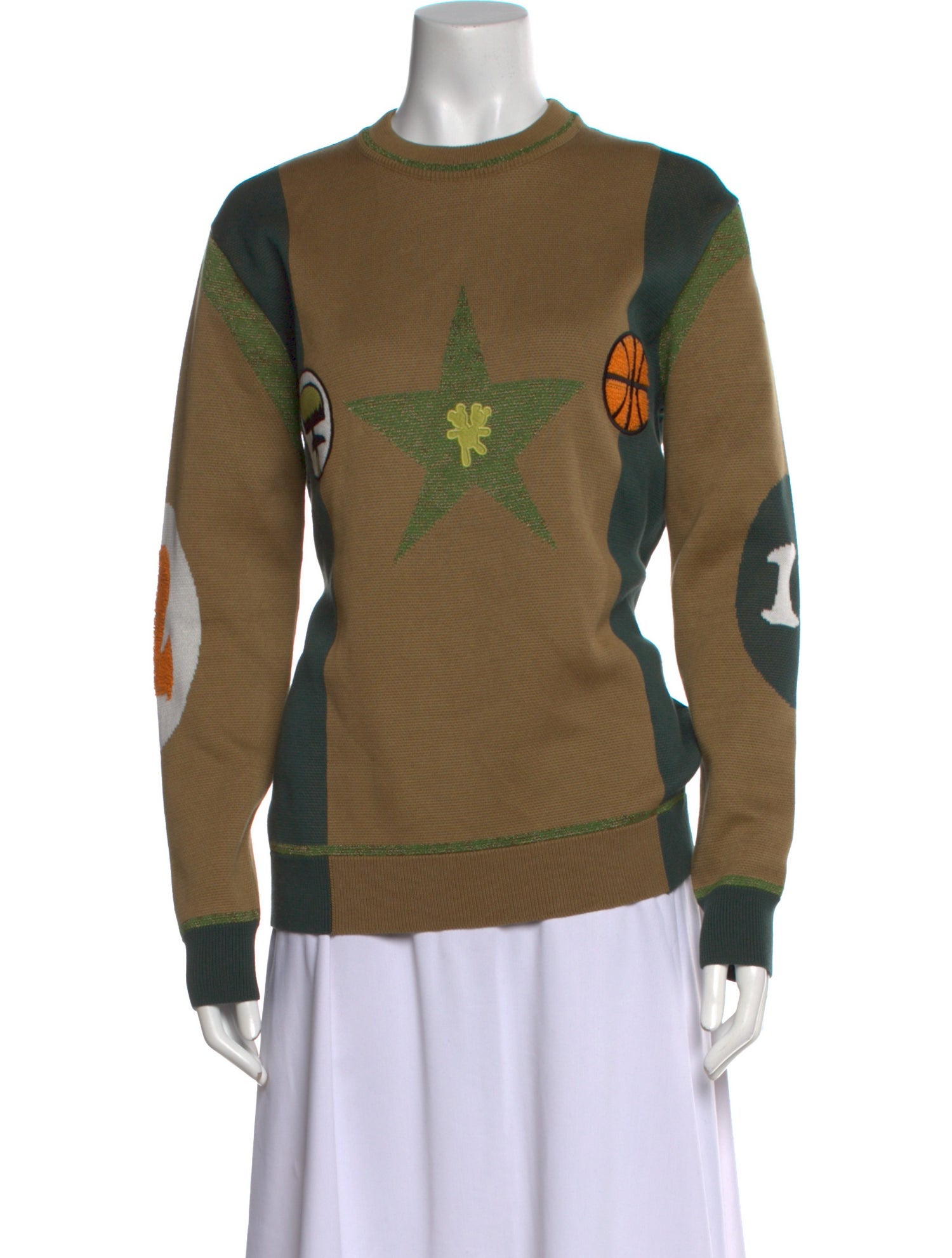 heaven BY MARC JACOBS Printed Crew Neck Sweater w/ Tags