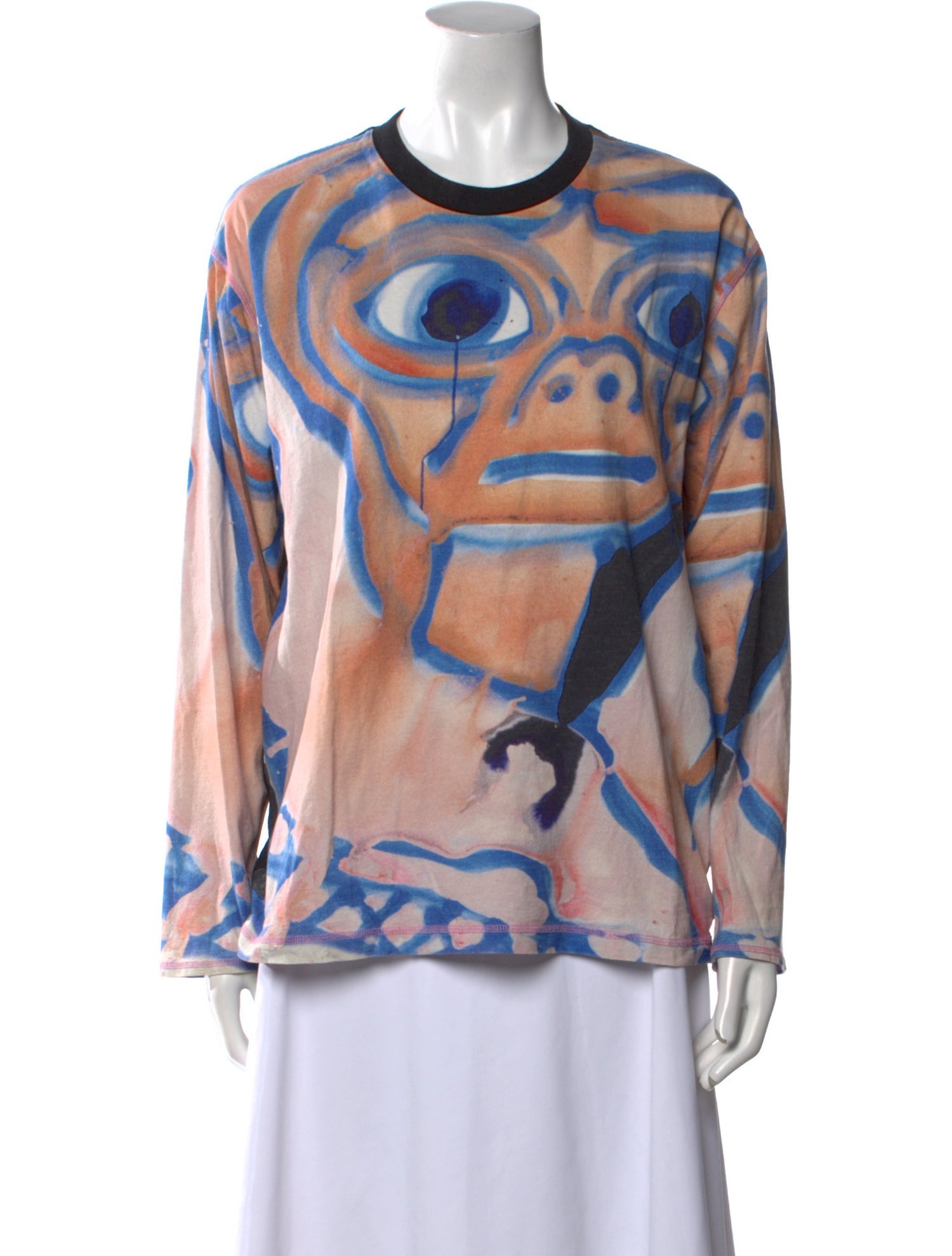 heaven BY MARC JACOBS Printed Crew Neck Sweater