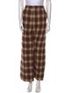 heaven BY MARC JACOBS Plaid Print Wide Leg Pants