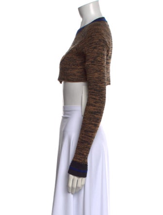 heaven BY MARC JACOBS Printed Crew Neck Crop Top