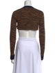 heaven BY MARC JACOBS Printed Crew Neck Crop Top