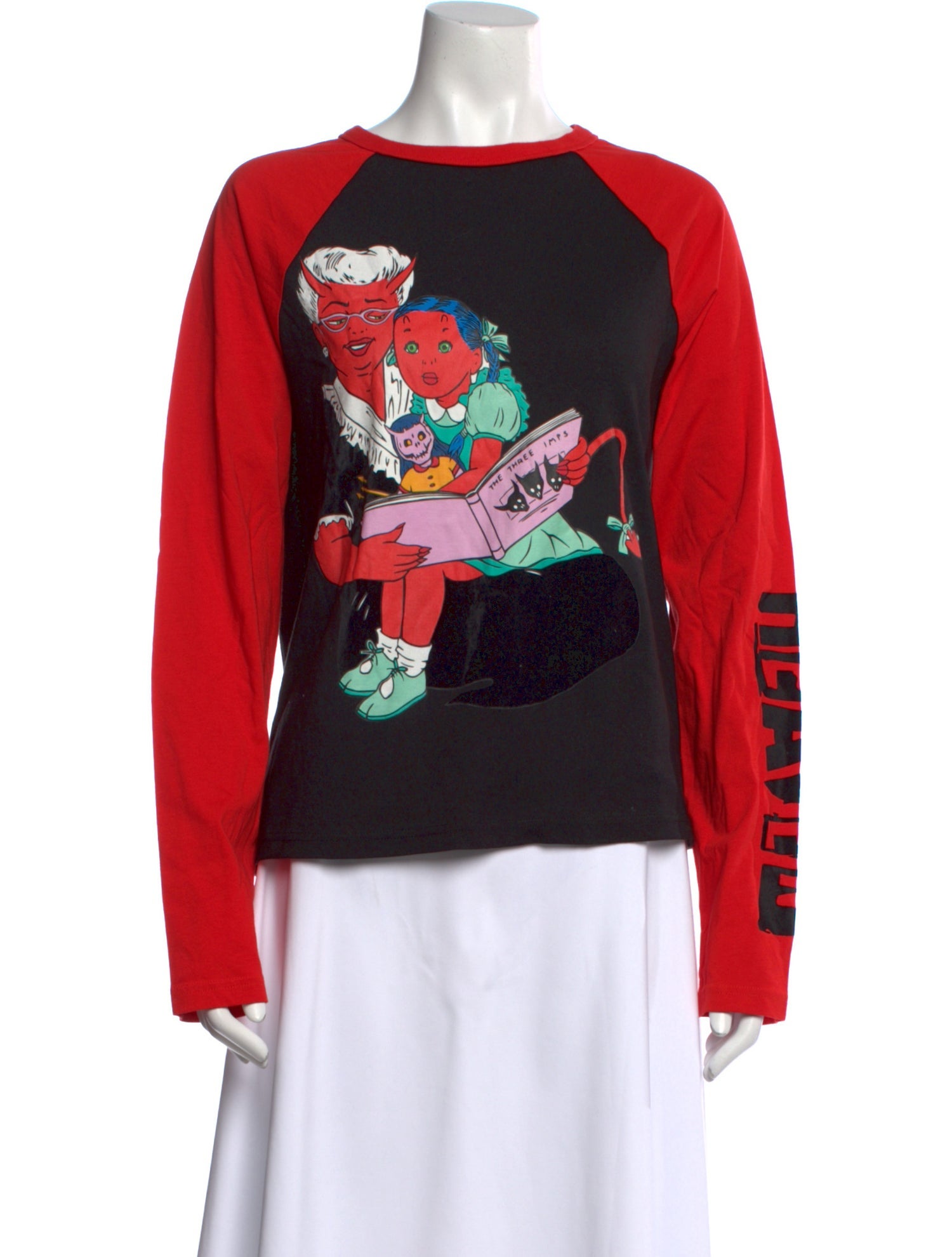 heaven BY MARC JACOBS Graphic Print Crew Neck Sweatshirt
