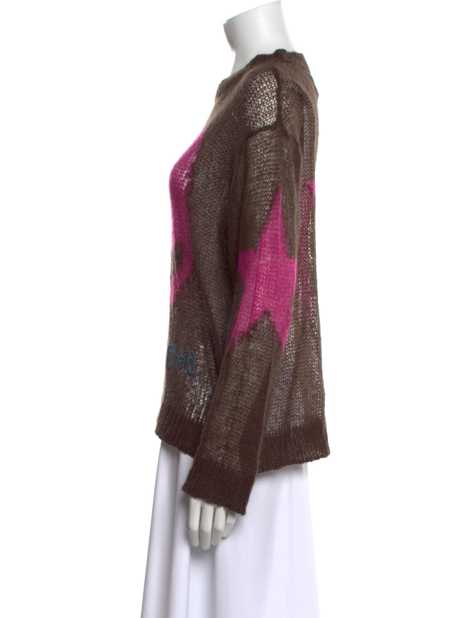 heaven BY MARC JACOBS Printed Crew Neck Sweater