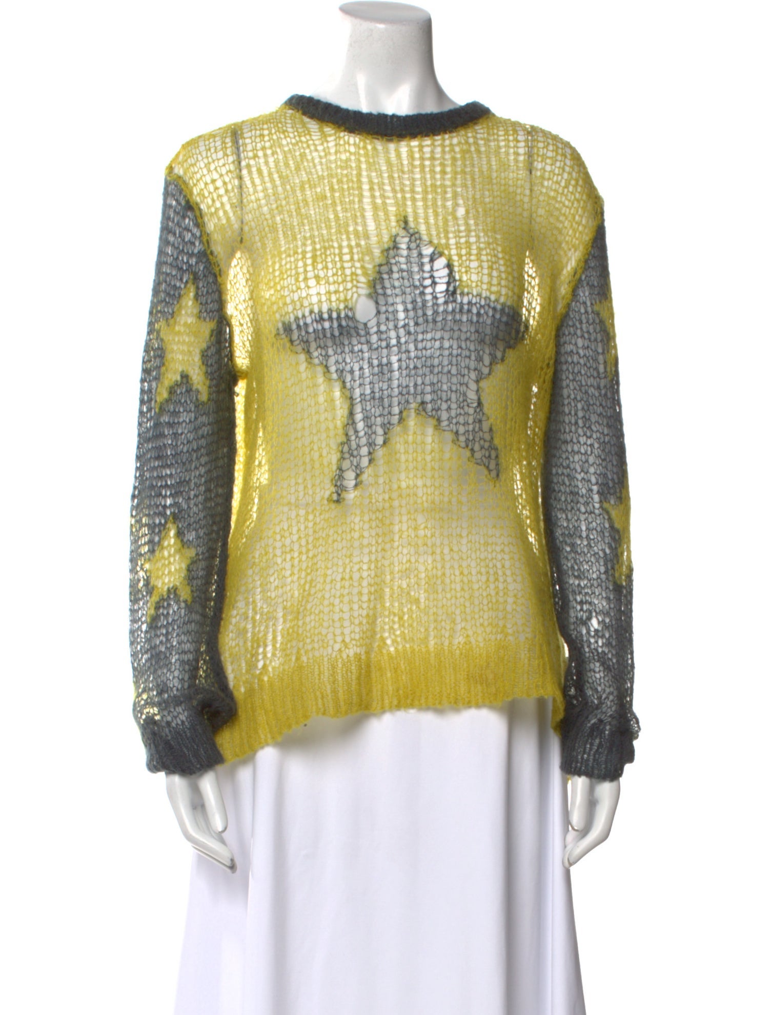 heaven BY MARC JACOBS Printed Crew Neck Sweater