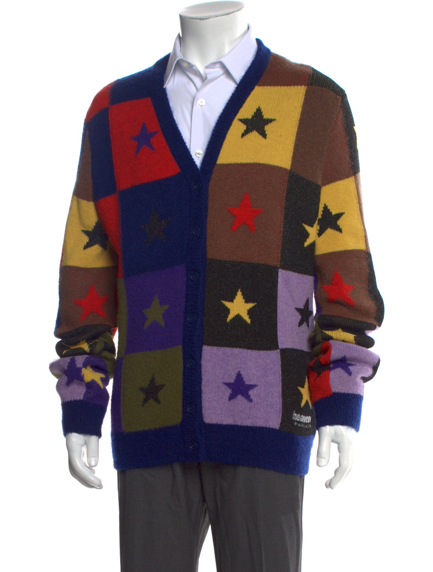 heaven BY MARC JACOBS Printed V-Neck Cardigan