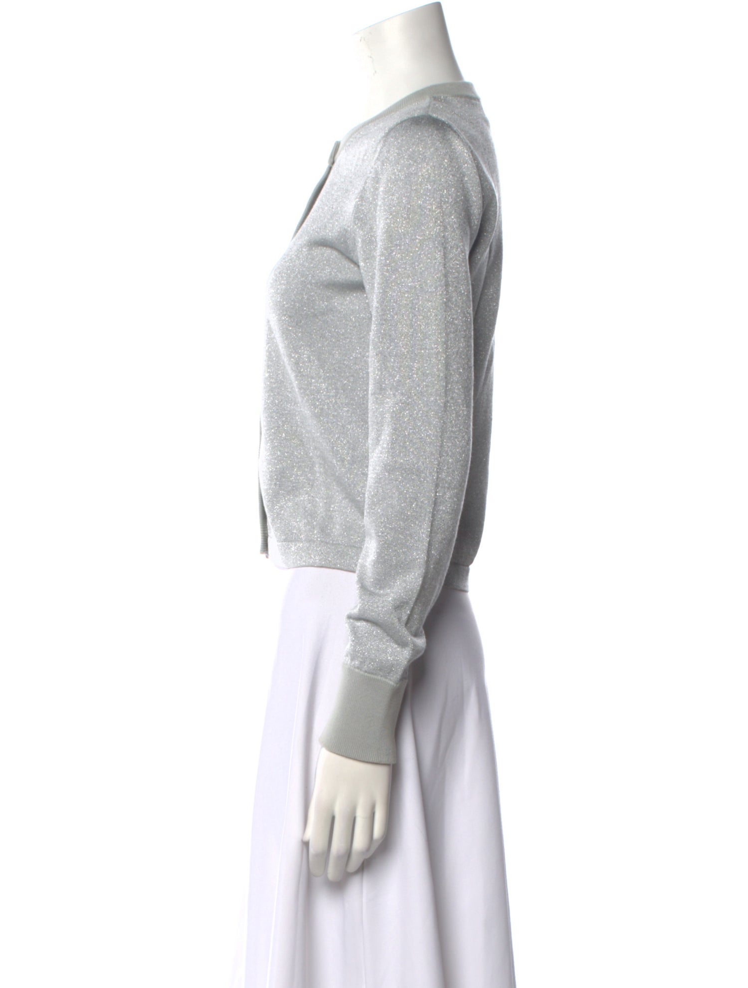 heaven BY MARC JACOBS Crew Neck Long Sleeve Crop Top