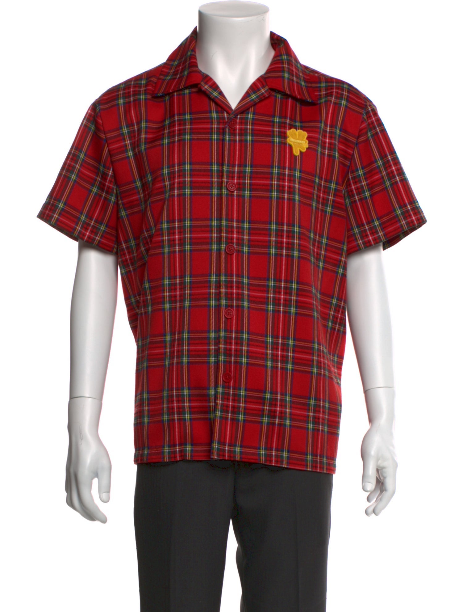 heaven BY MARC JACOBS Plaid Print Short Sleeve Shirt