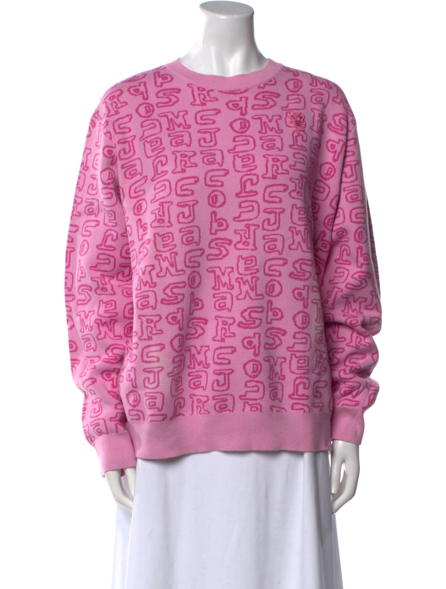 heaven BY MARC JACOBS Printed Crew Neck Sweater