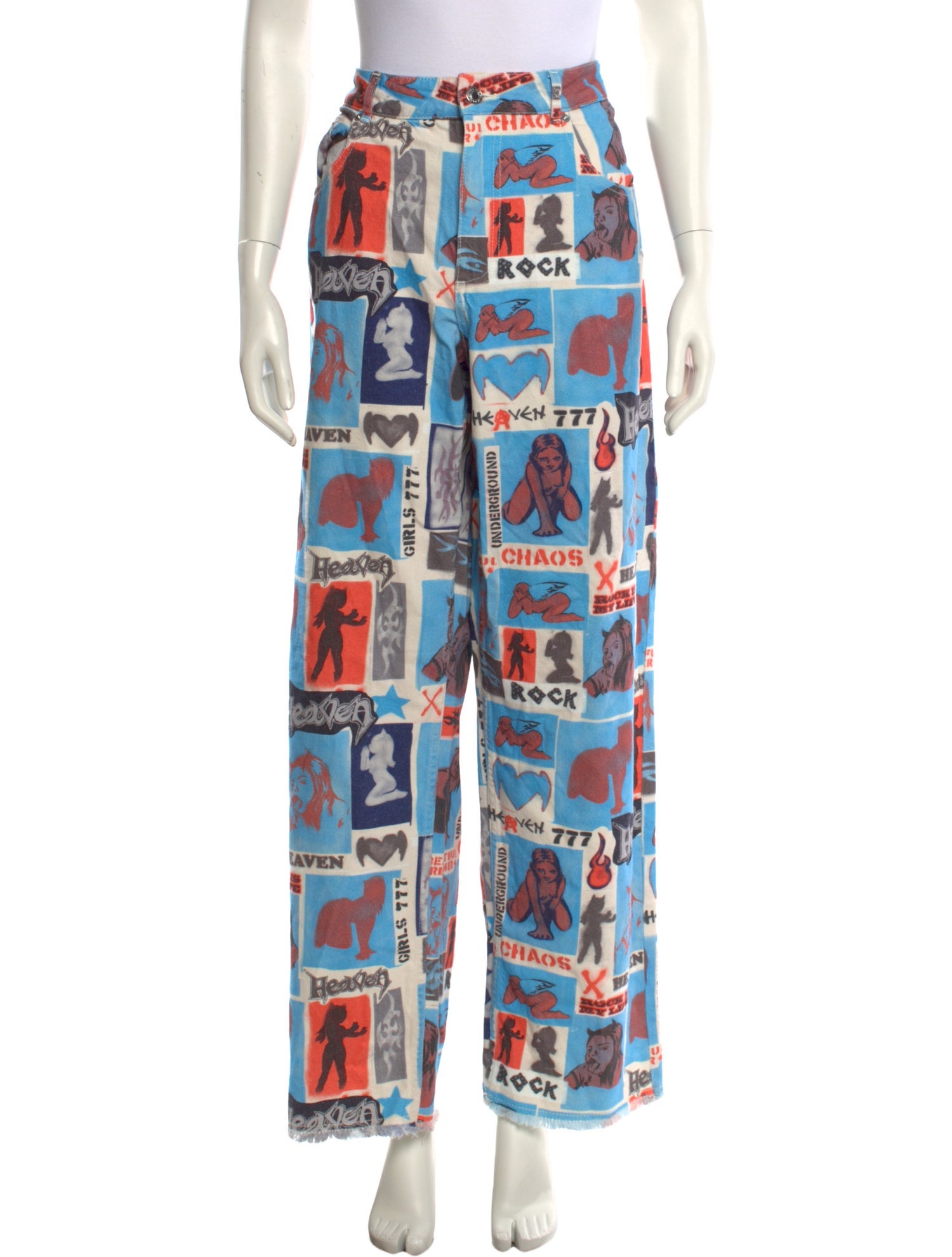 heaven BY MARC JACOBS Printed Wide Leg Pants