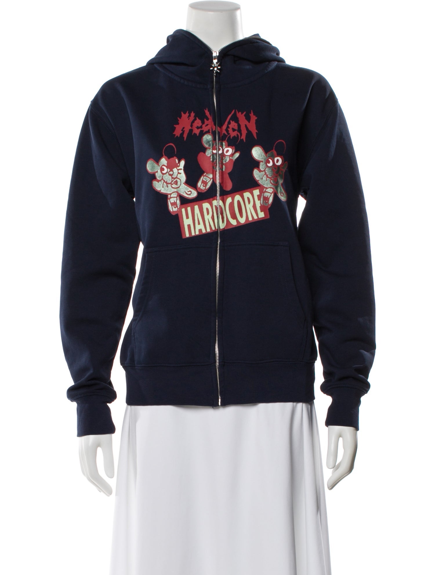 heaven BY MARC JACOBS Graphic Print Mock Neck Sweater