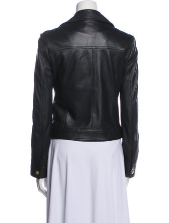 Hobbs London Lamb Leather Biker Jacket
