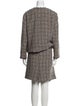 Hobbs London Tweed Pattern Distressed Accents Skirt Suit