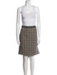 Hobbs London Tweed Pattern Distressed Accents Skirt Suit