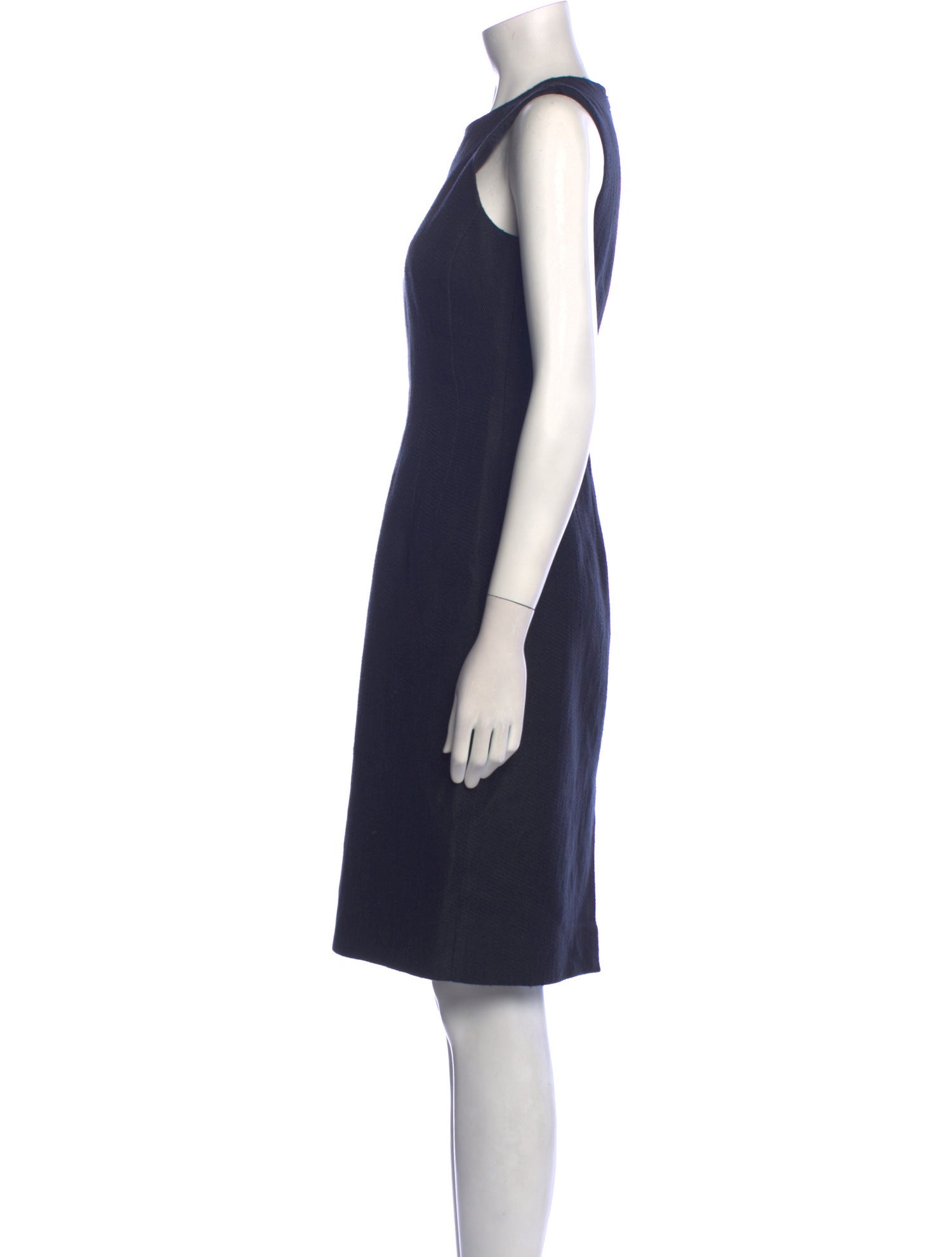 Hobbs London Crew Neck Knee-Length Dress