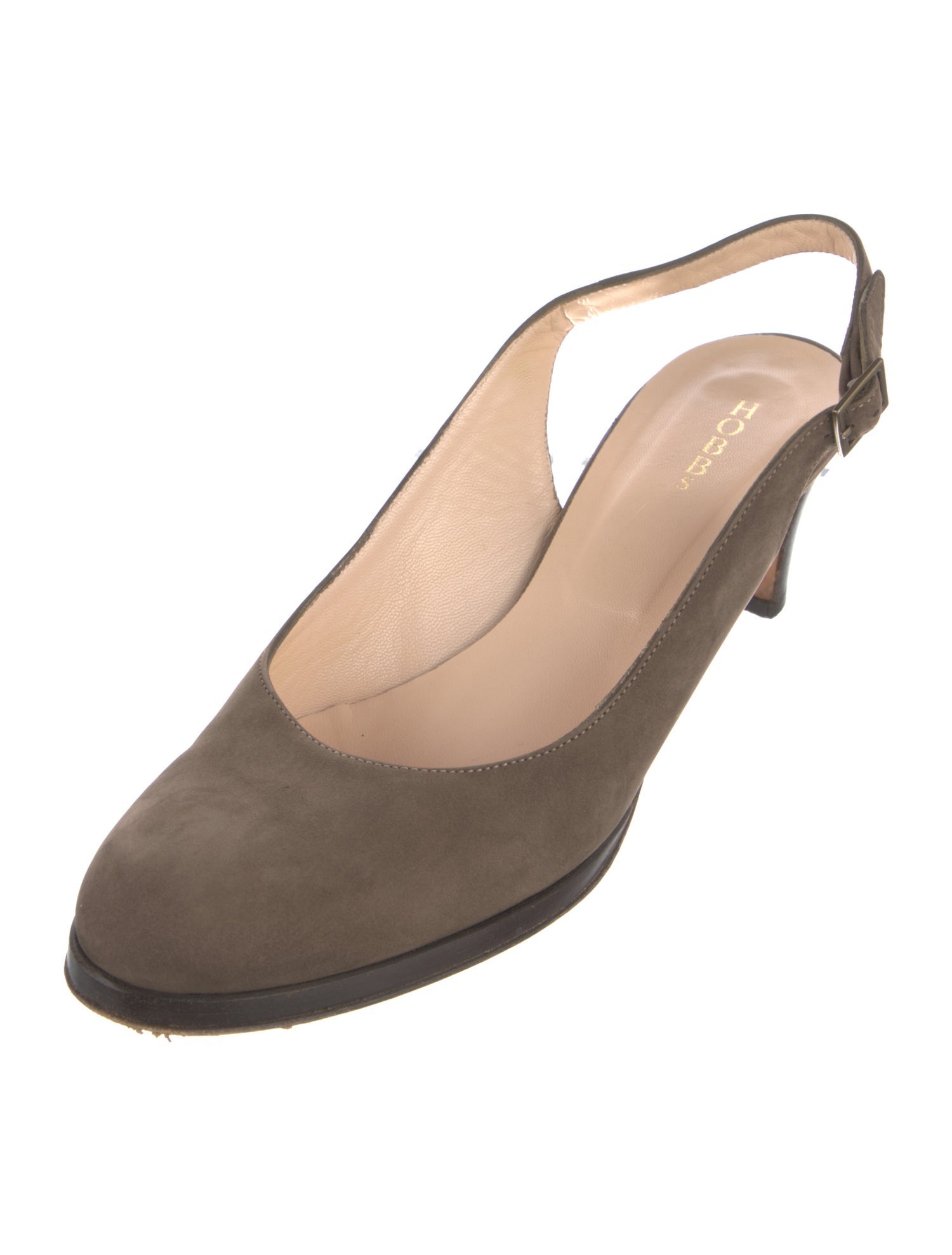 Hobbs London Suede Slingback Pumps