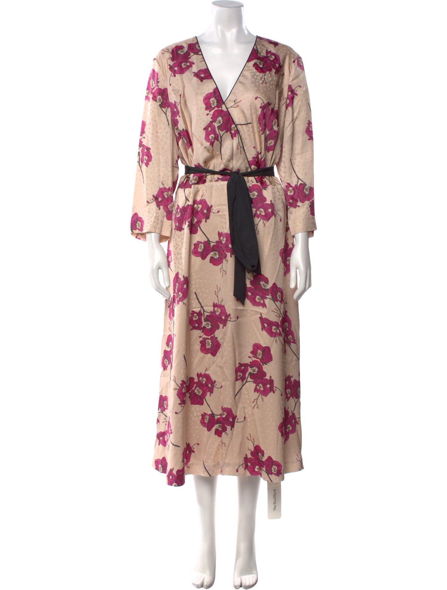 Hobbs London Floral Print Long Dress