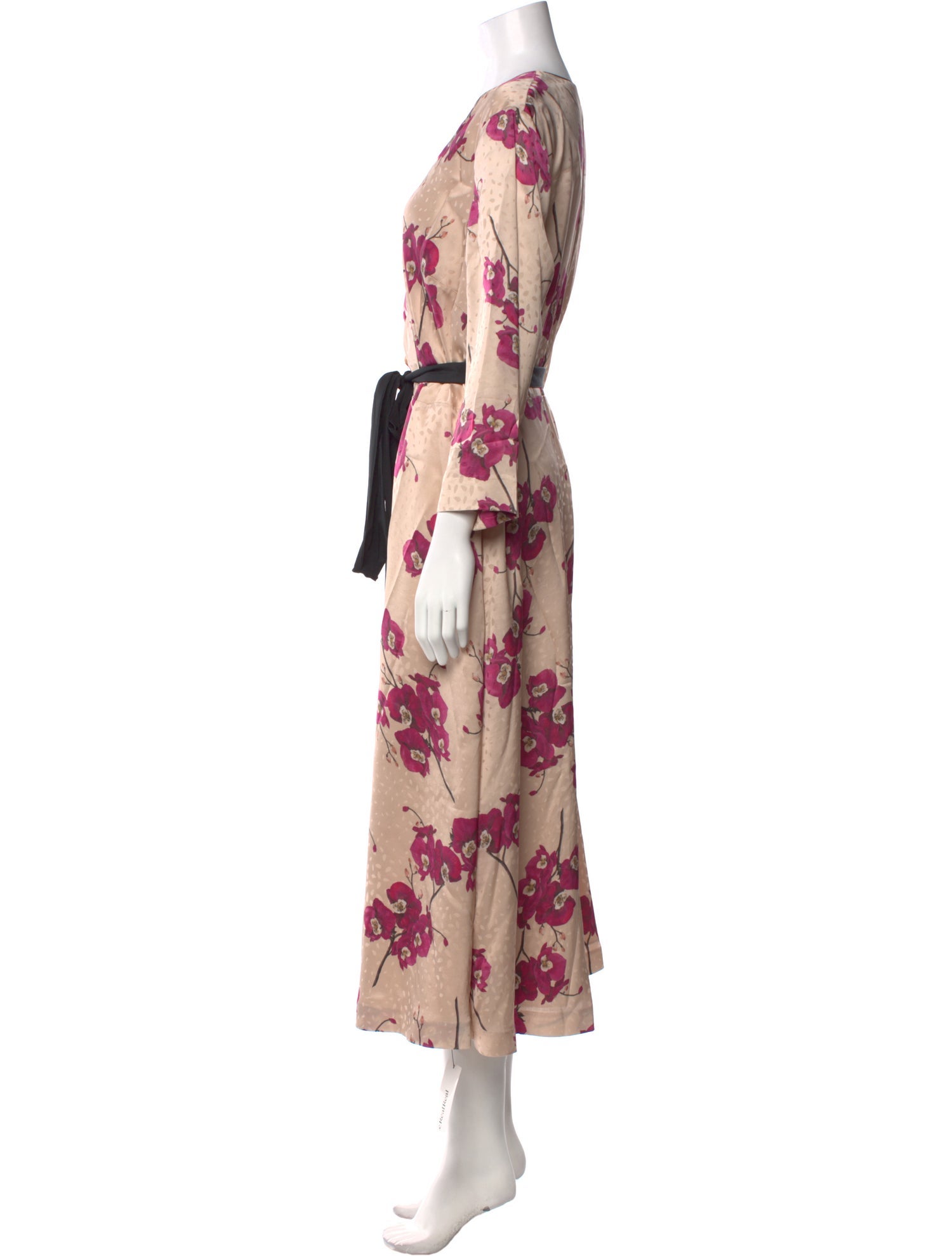Hobbs London Floral Print Long Dress