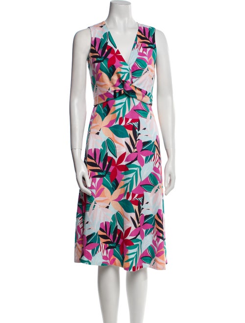 Hobbs London Linen Midi Length Dress