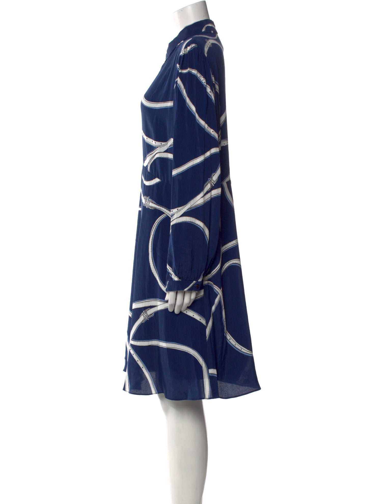 Hobbs London Printed Knee-Length Dress