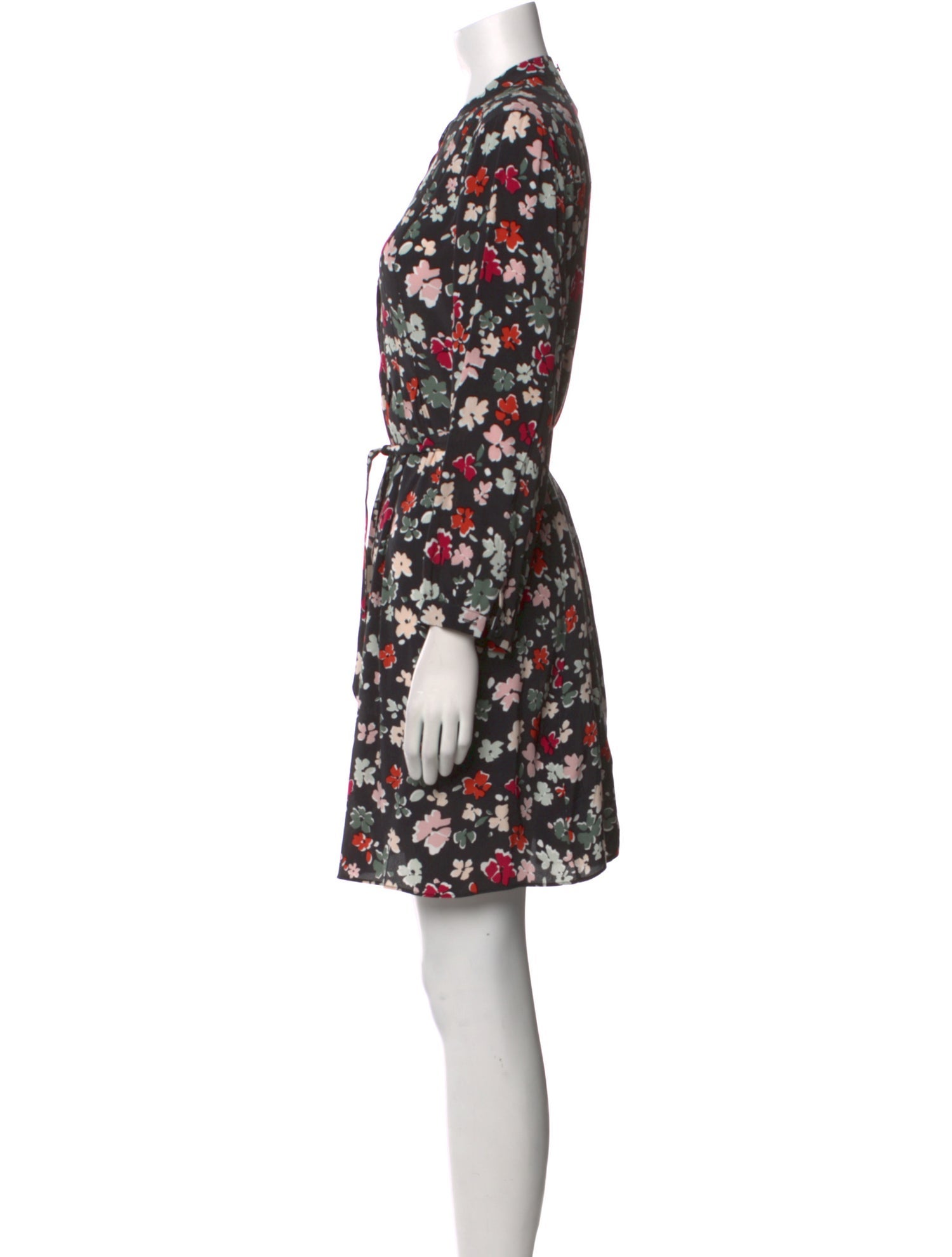 Hobbs London Floral Print Mini Dress