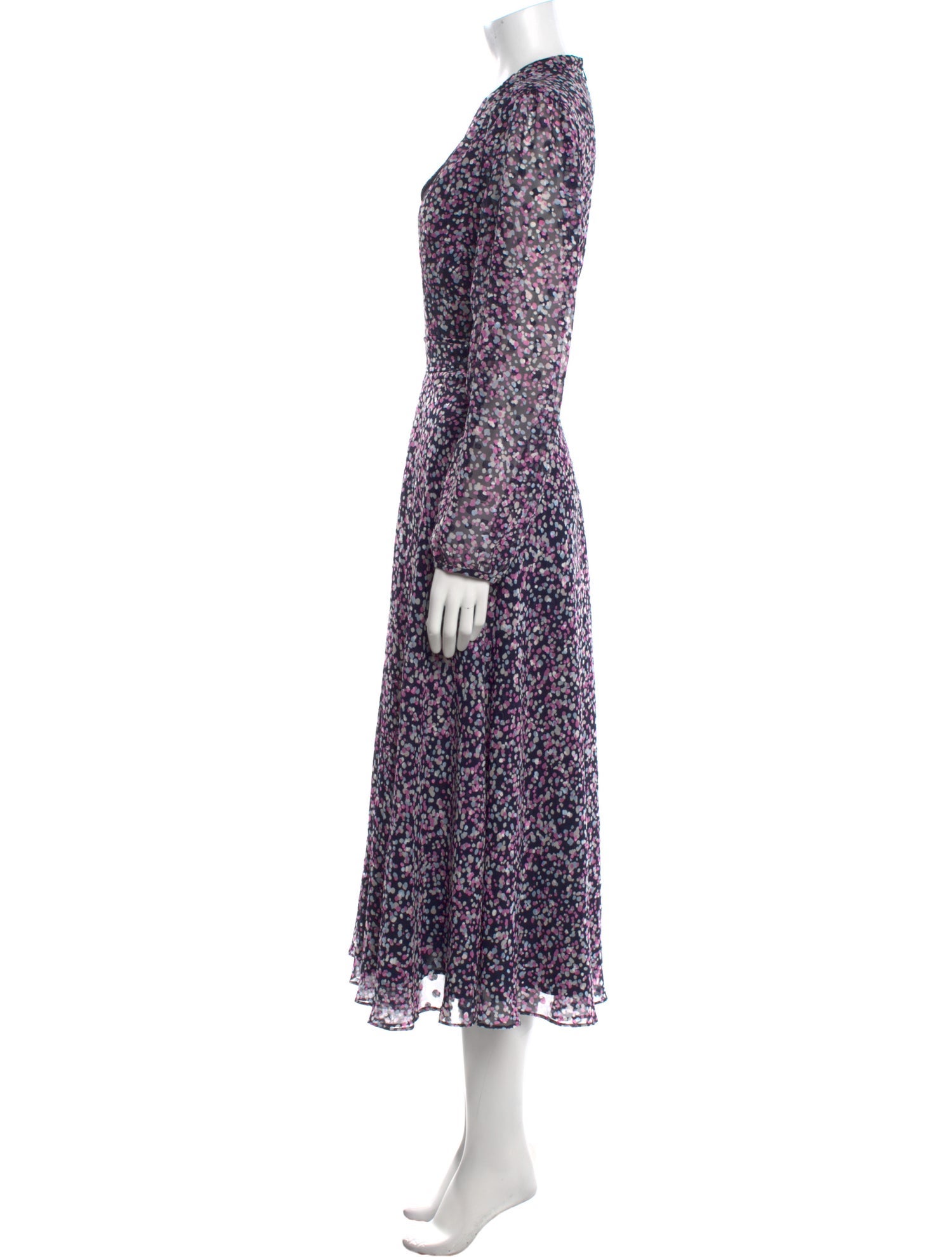 Hobbs London Floral Print Long Dress