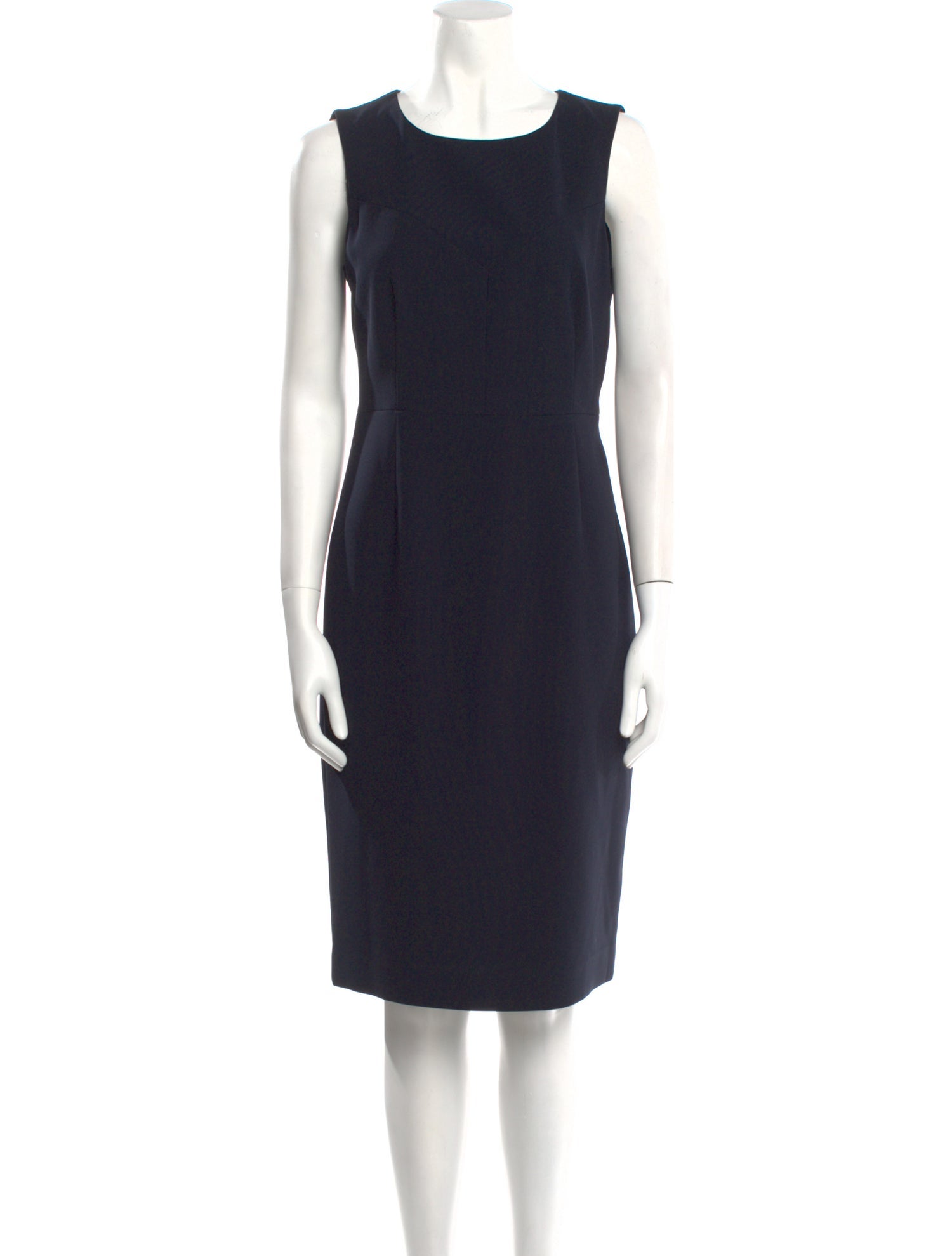 Hobbs London Scoop Neck Knee-Length Dress