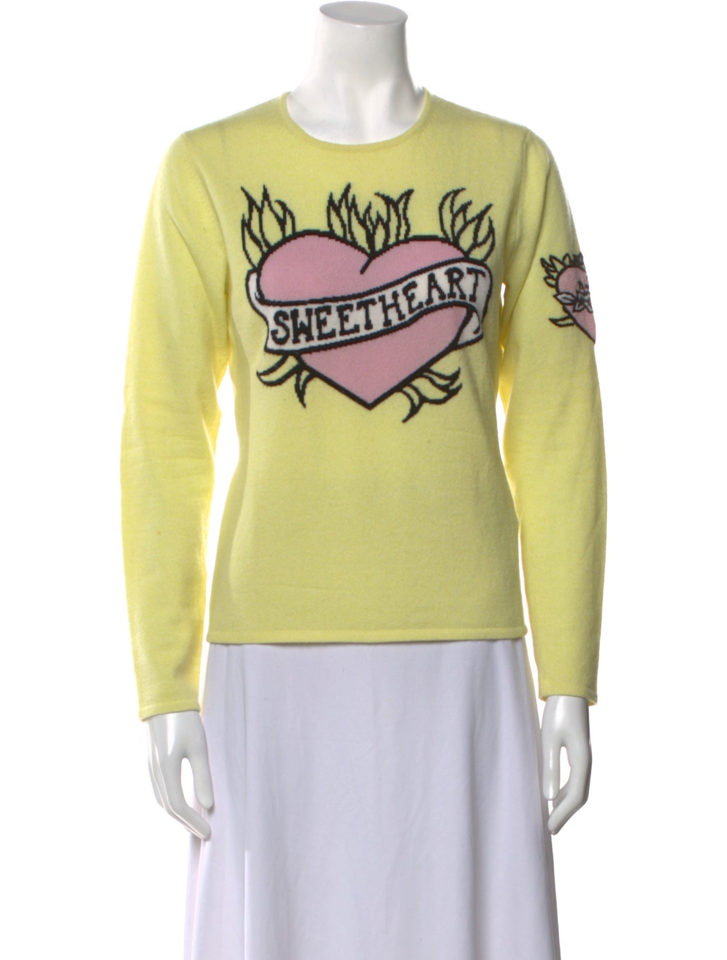 Hobbs London Cashmere Graphic Print Sweater