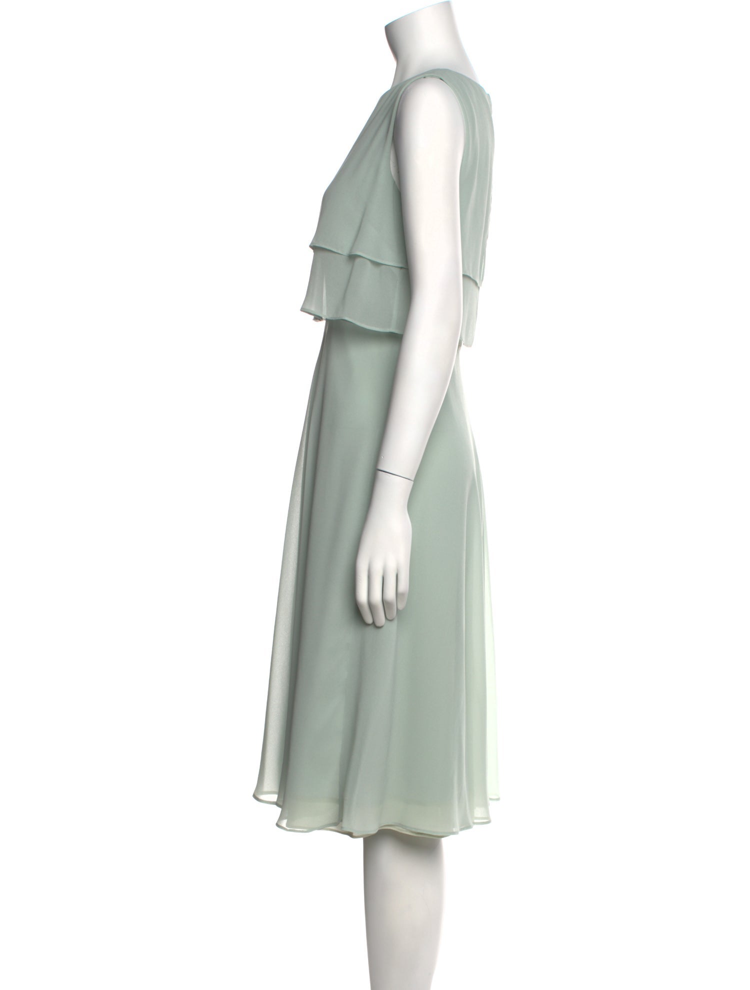 Hobbs London Bateau Neckline Midi Length Dress