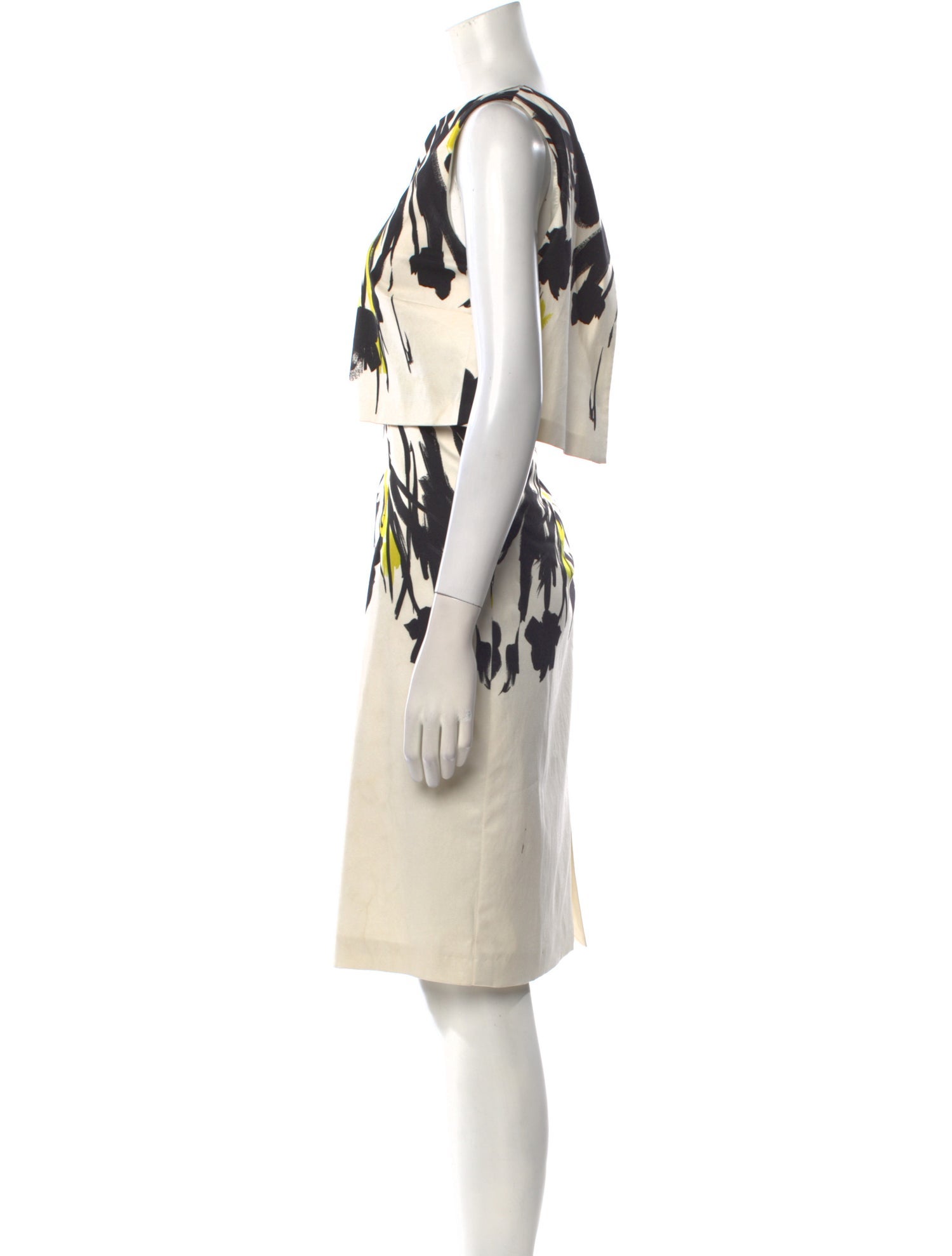 Hobbs London Printed Knee-Length Dress