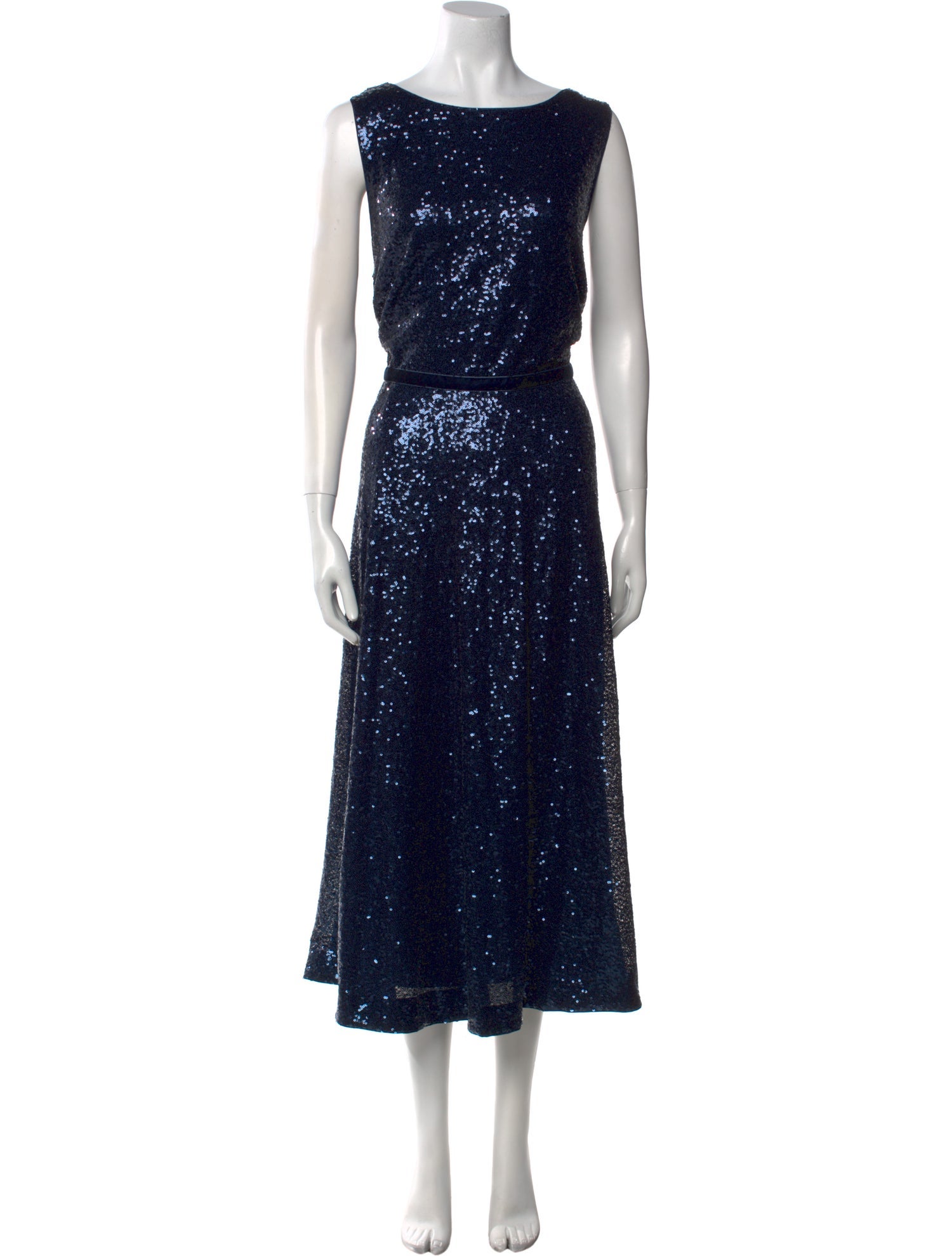 Hobbs London Bateau Neckline Long Dress